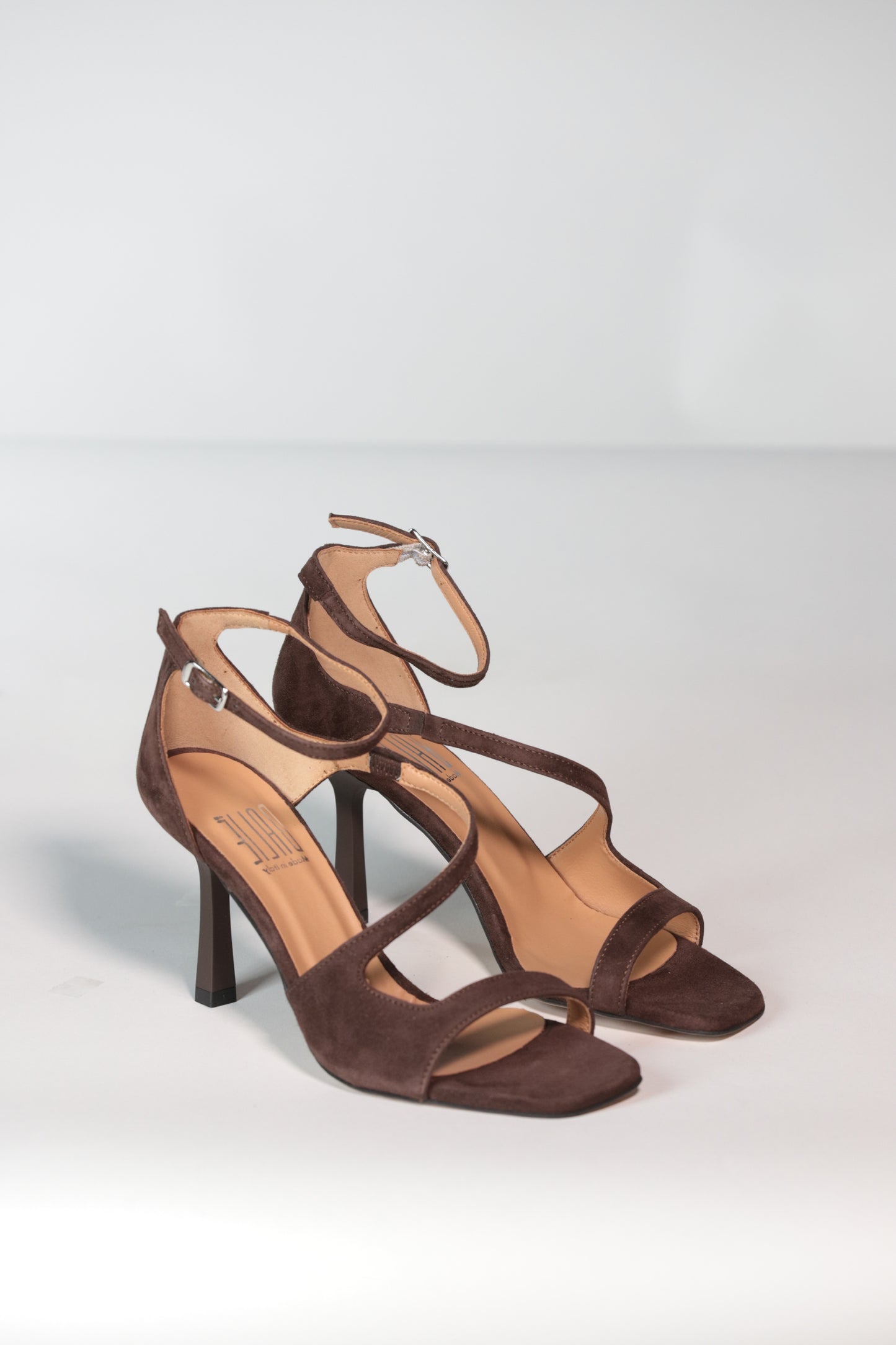 BALIE' SCARPA CON TACCO CAMOSCIO BROWN