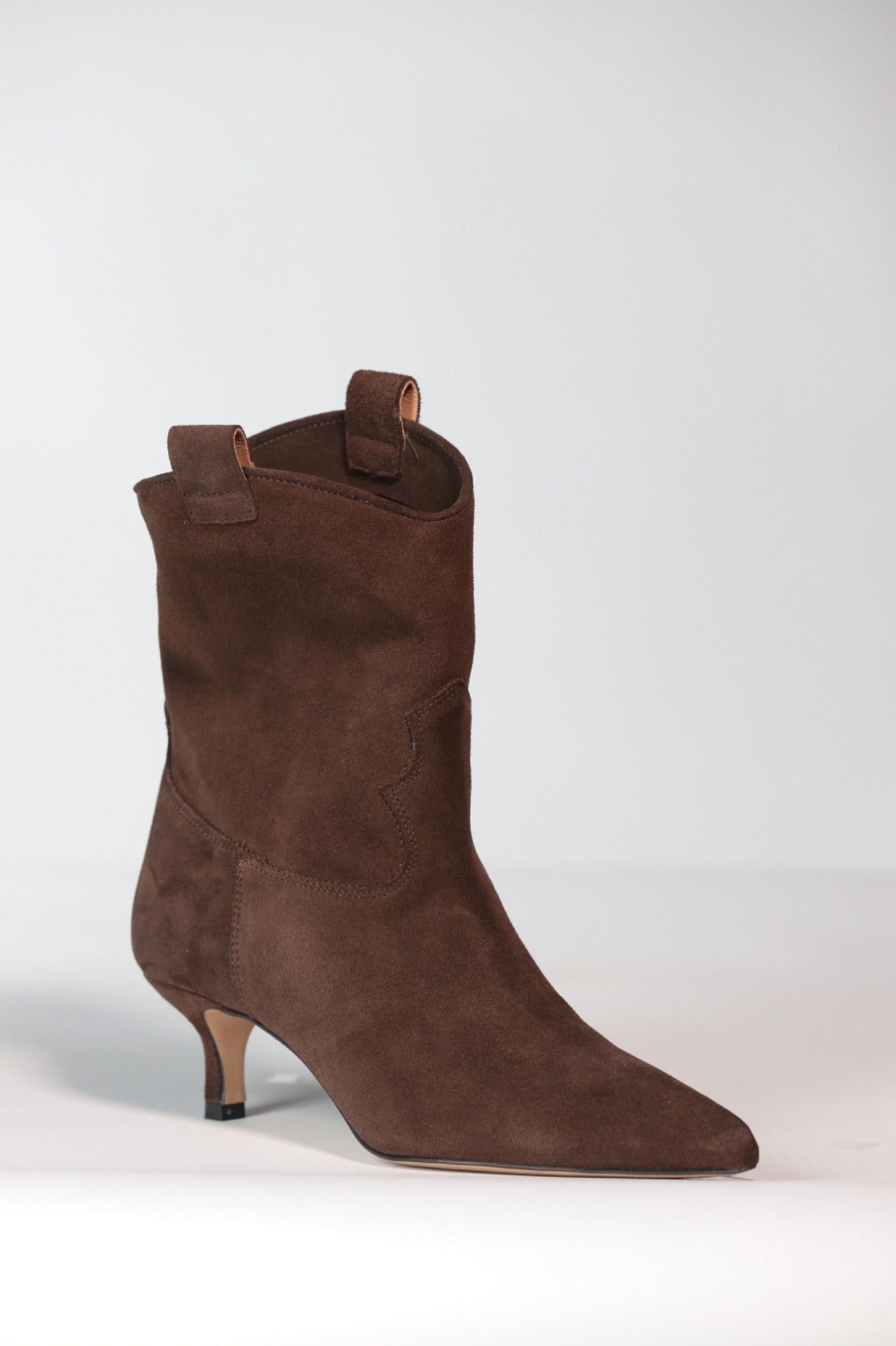 BALIE' "MARY" TRONCHETTO TEXANO KITTEN IN CAMOSCIO BROWN