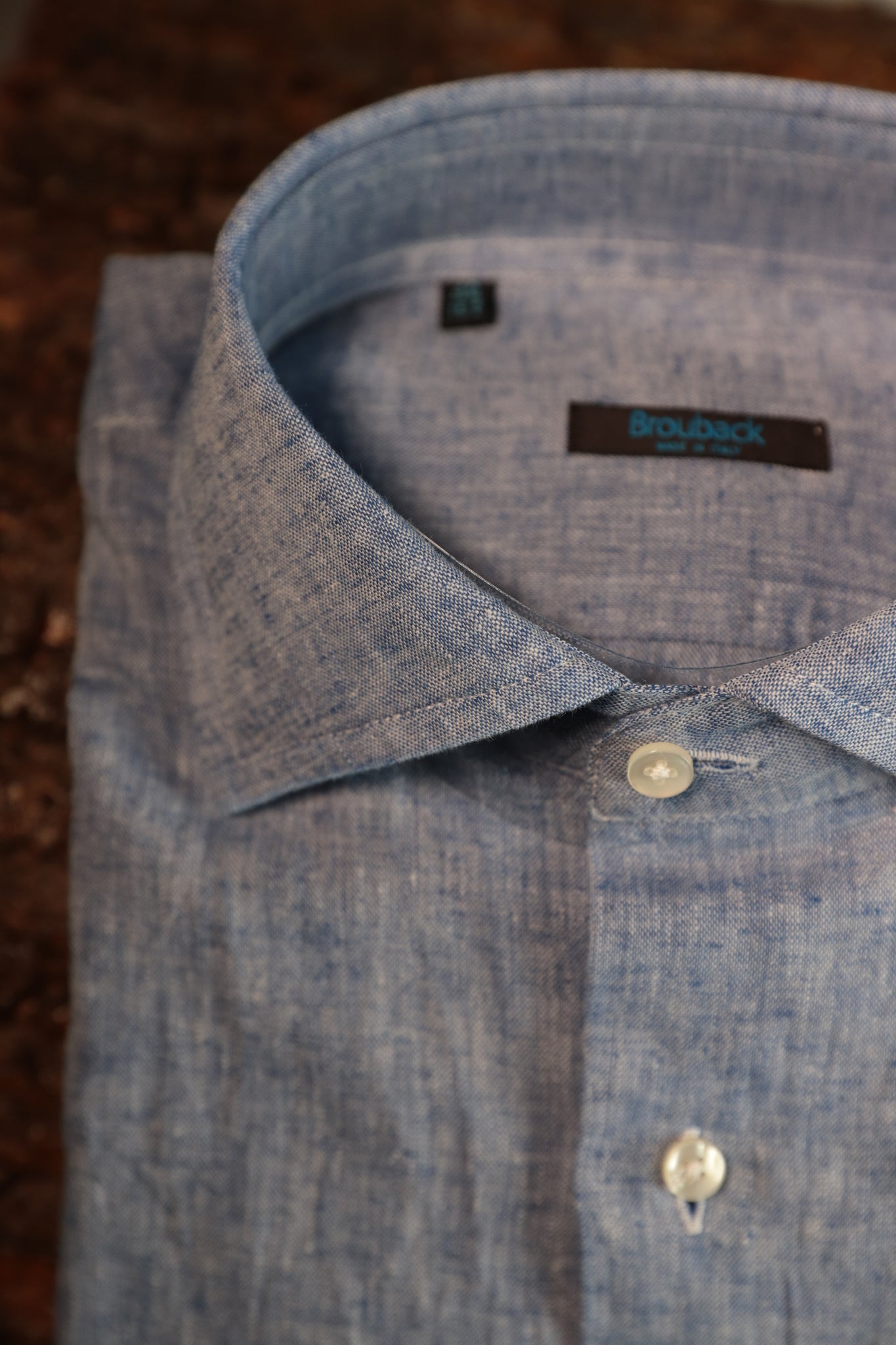 CAMICIA BROUBACK IN LINO SKY