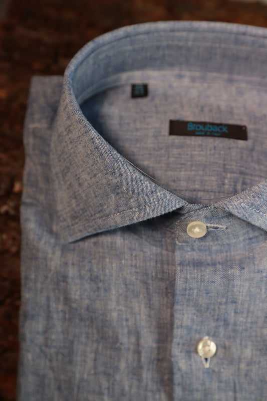 CAMICIA BROUBACK IN LINO SKY