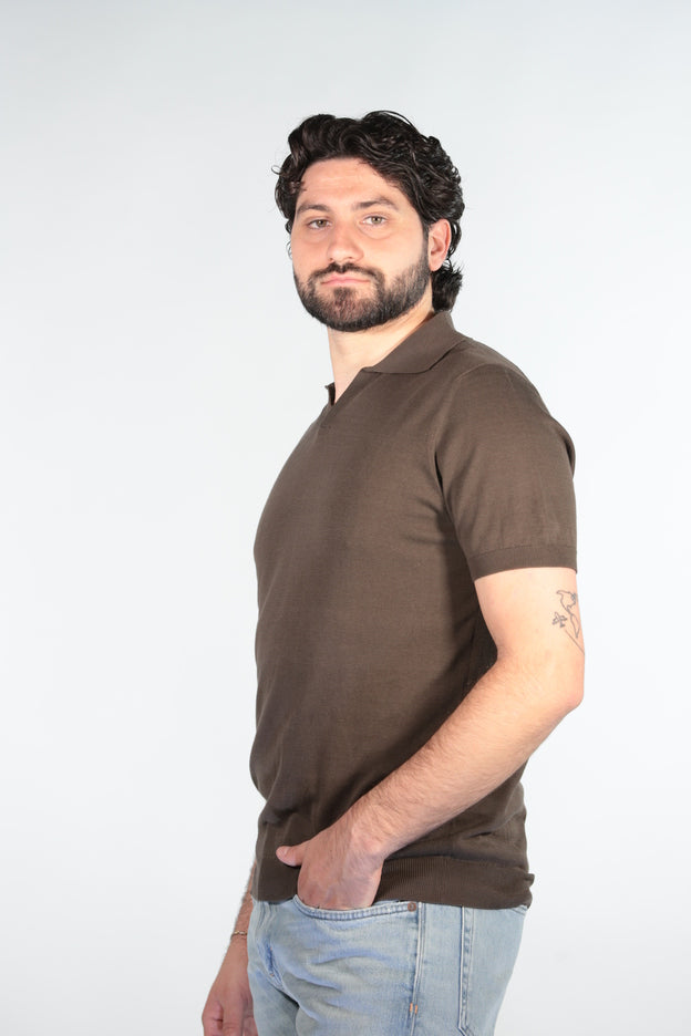 MALAGRIDA POLO SKIPPER MORO