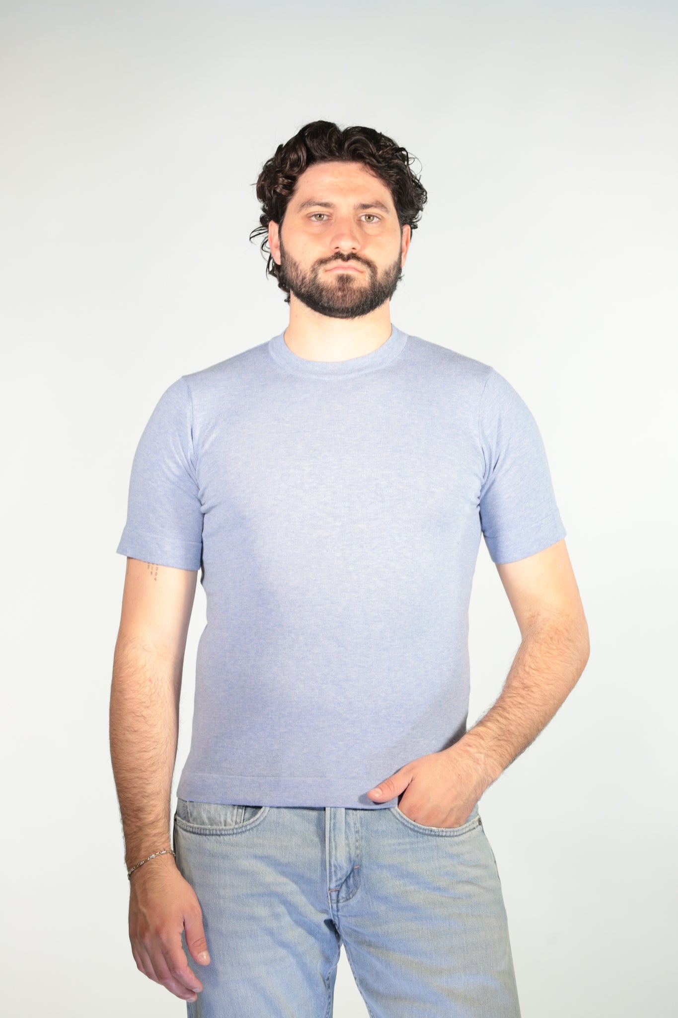 RETOIS T-SHIRT IN FILO MERCERIZZATO CARTA DA ZUCCHERO
