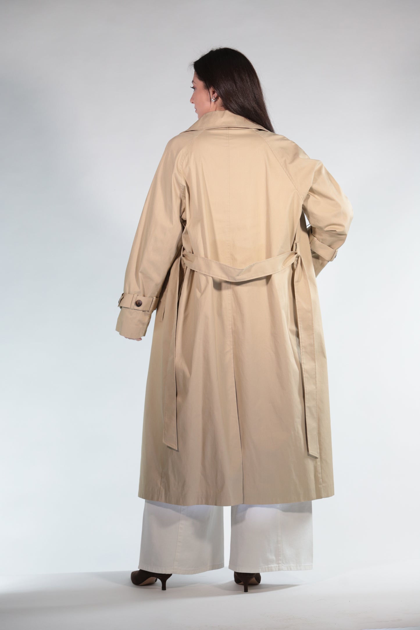 TRENCH LUNGO BEIGE