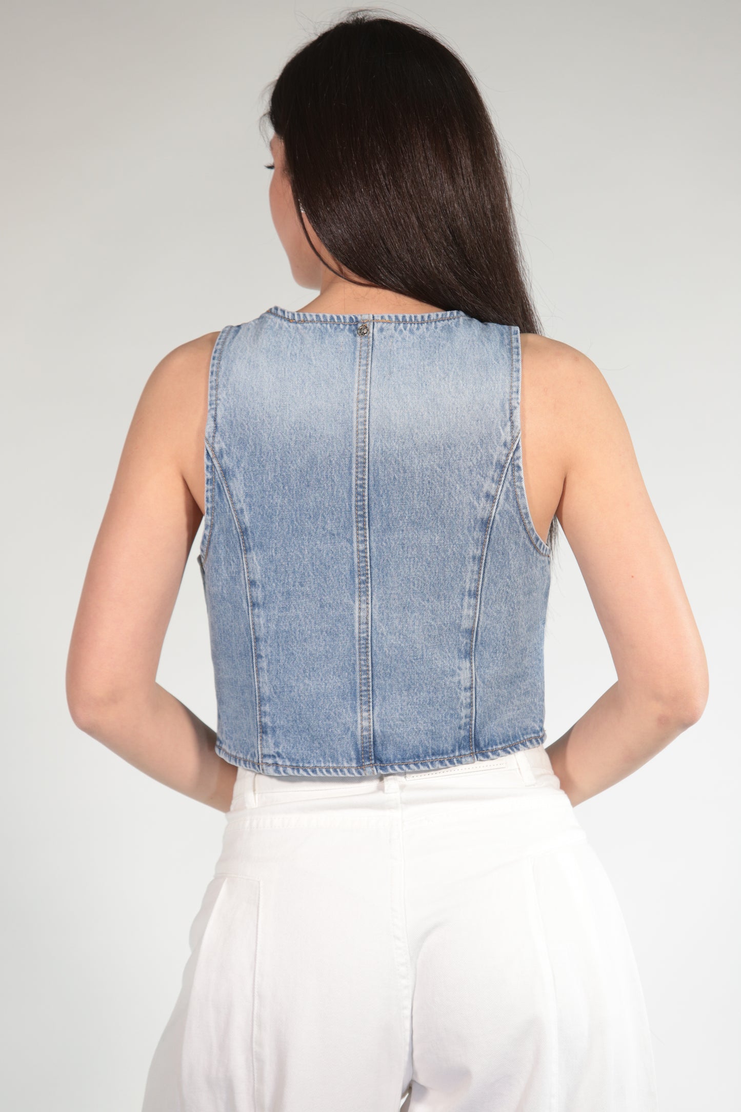 FRANCY GILET DENIM