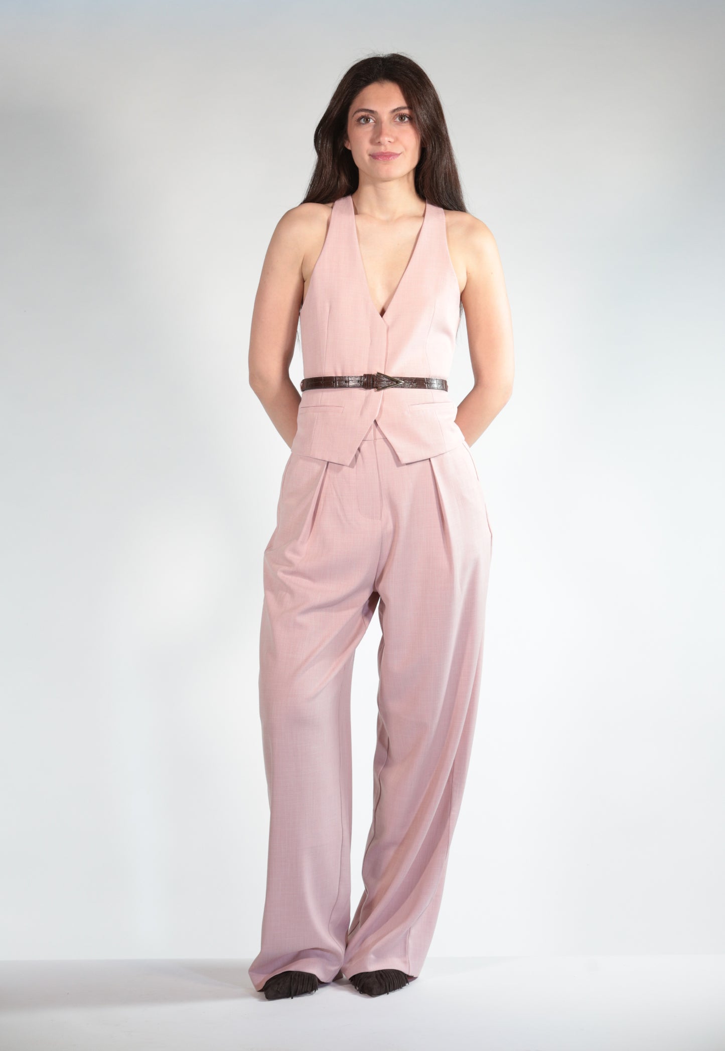 GILET MONOPETTO PINK