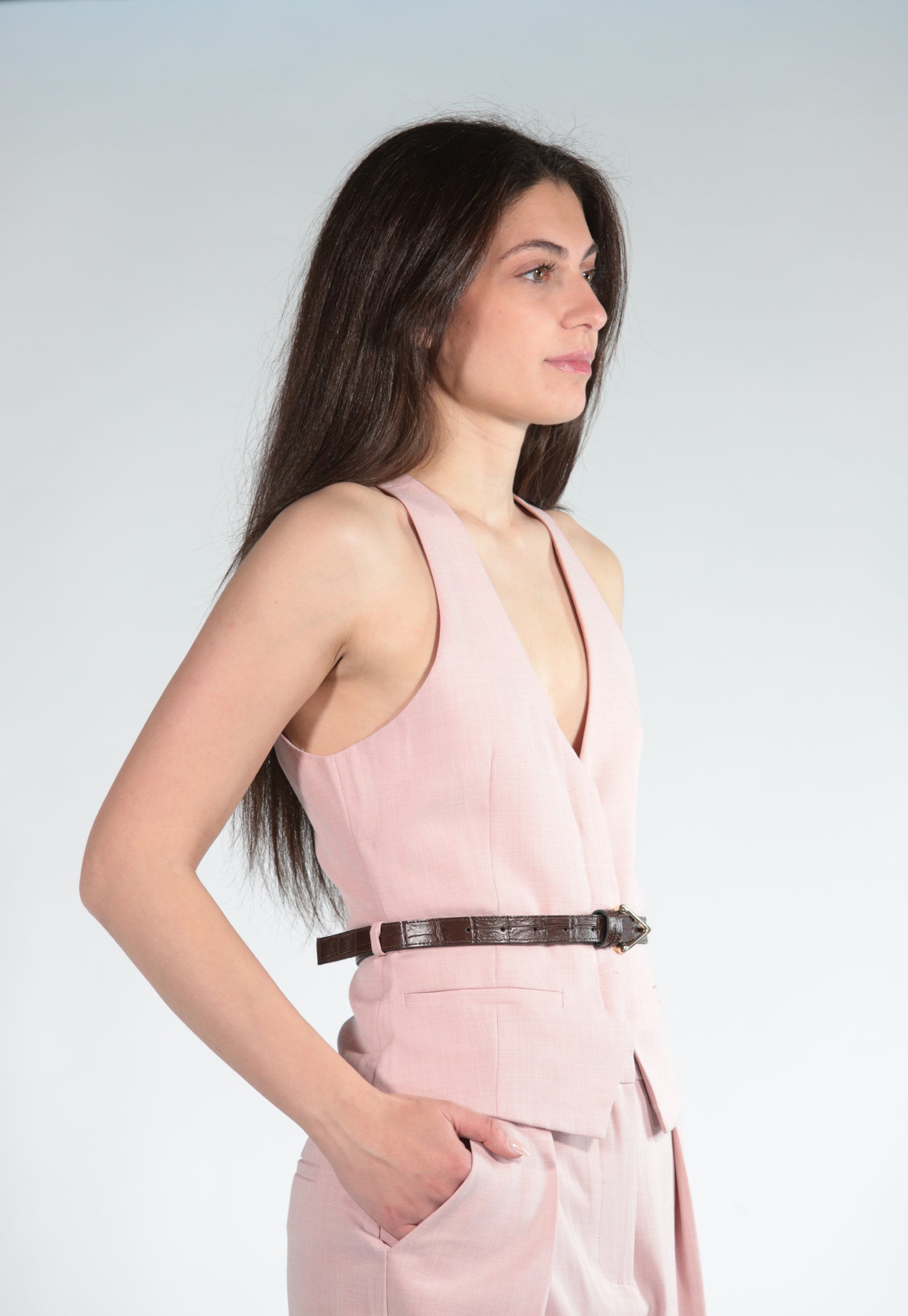 GILET MONOPETTO PINK