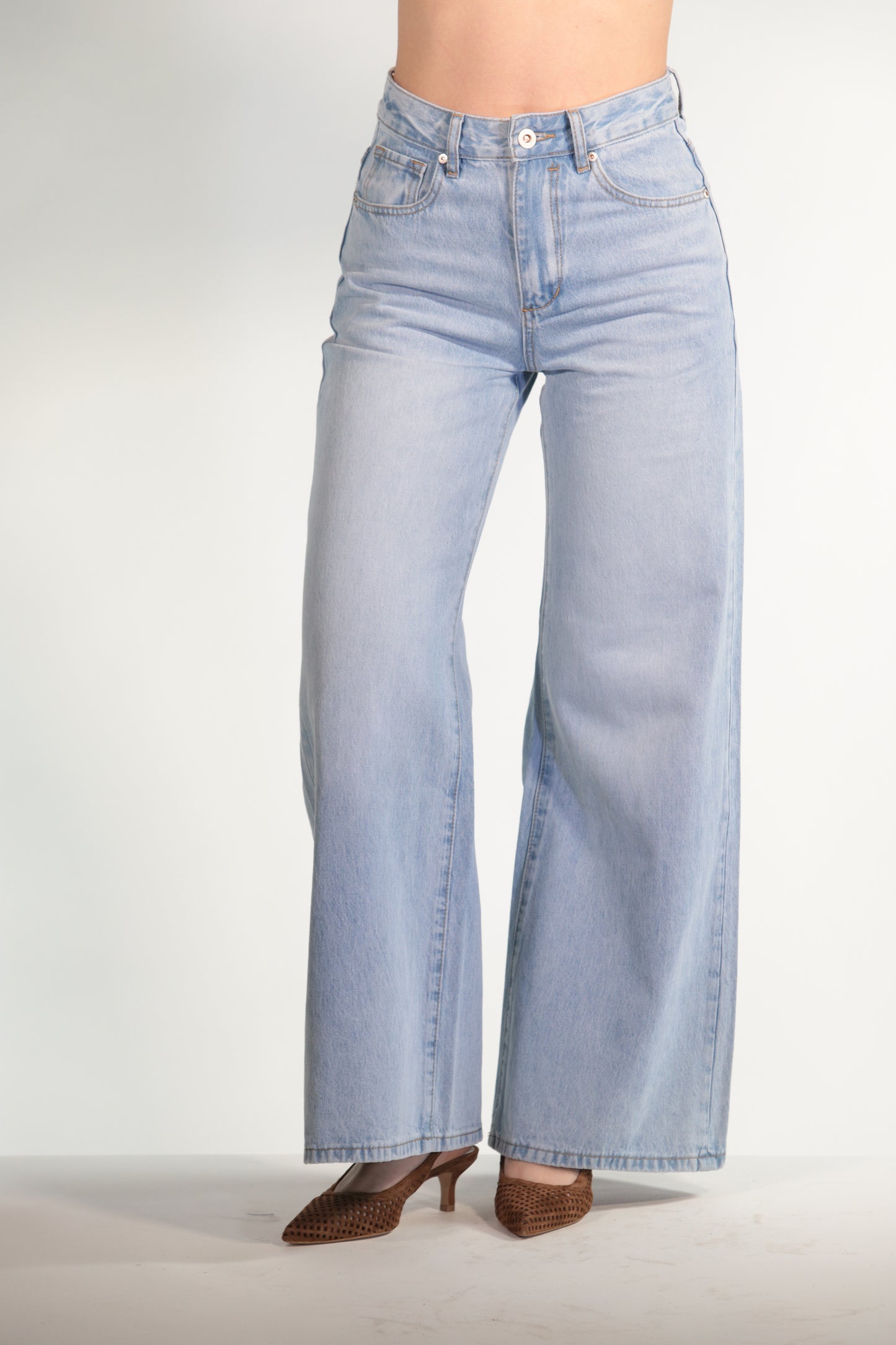 MARTINA JEANS PALAZZO LIGHT BLUE