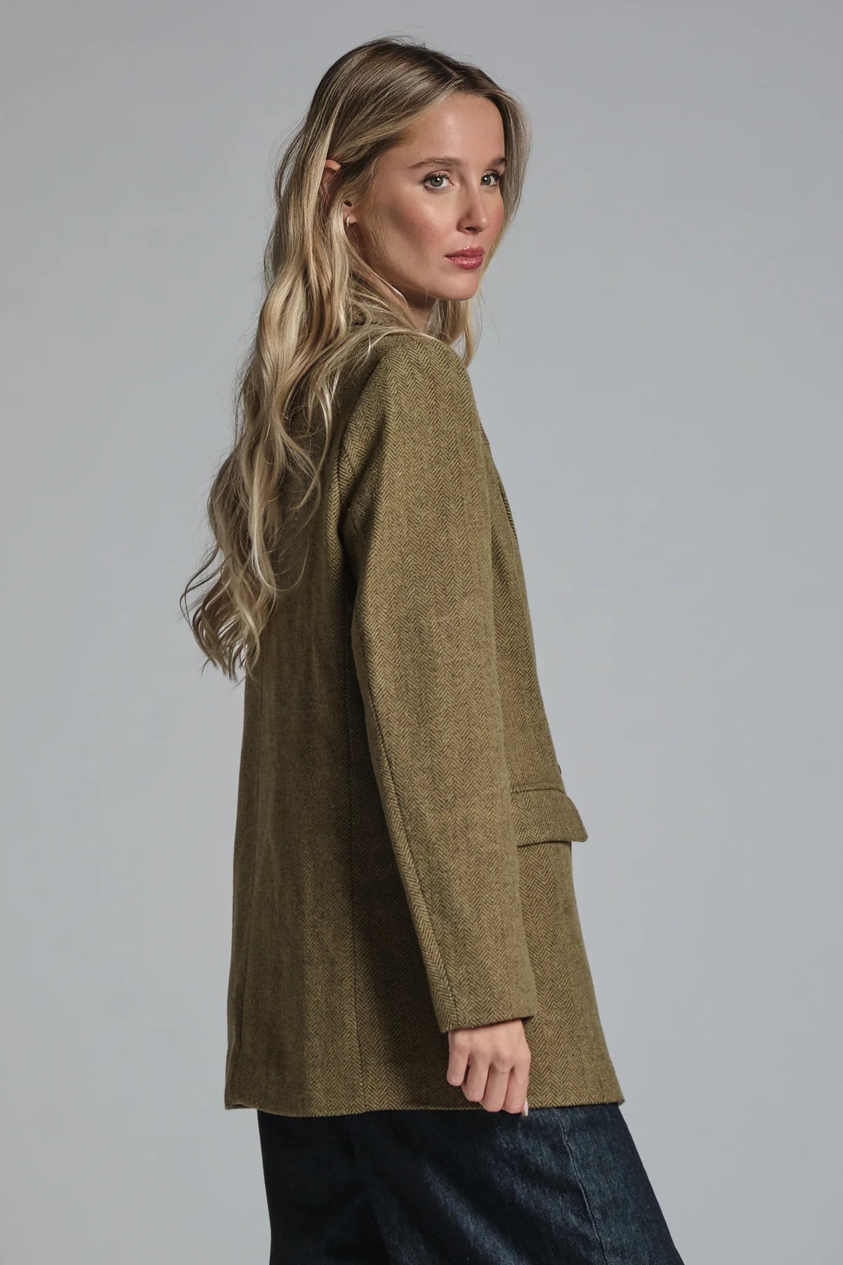 JANET BLAZER DOPPIOPETTO IN LANA MULTICOLOR