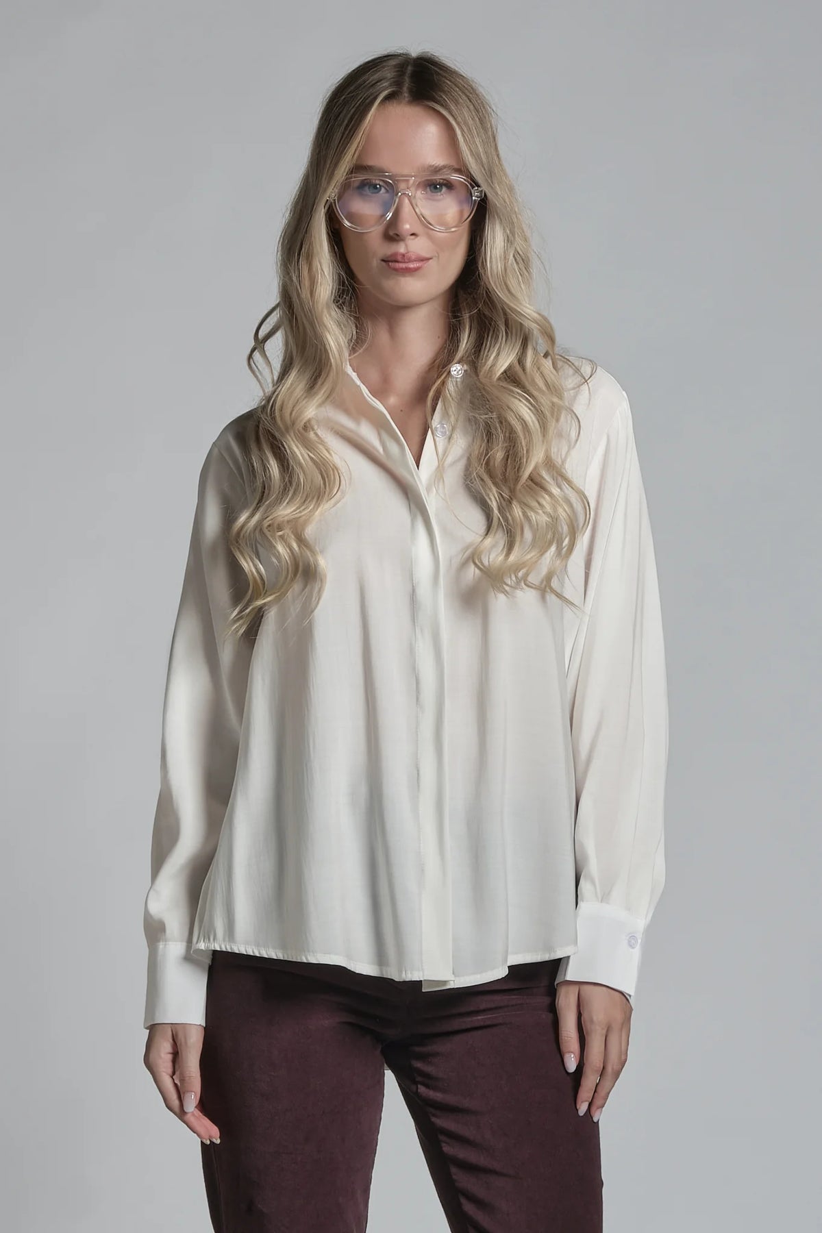 MYRA CAMICIA IN MODAL WHITE