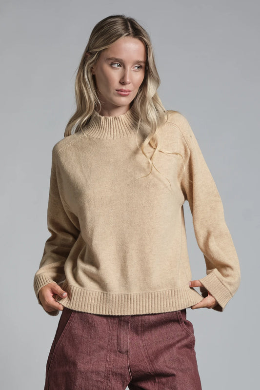 IMPURE MYA DOLCEVITA IN LAMBSWOOL SAND