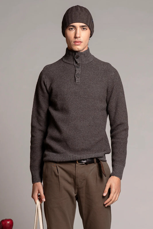 JOSEPH SERAFINO IN LAMBSWOOL BROWN