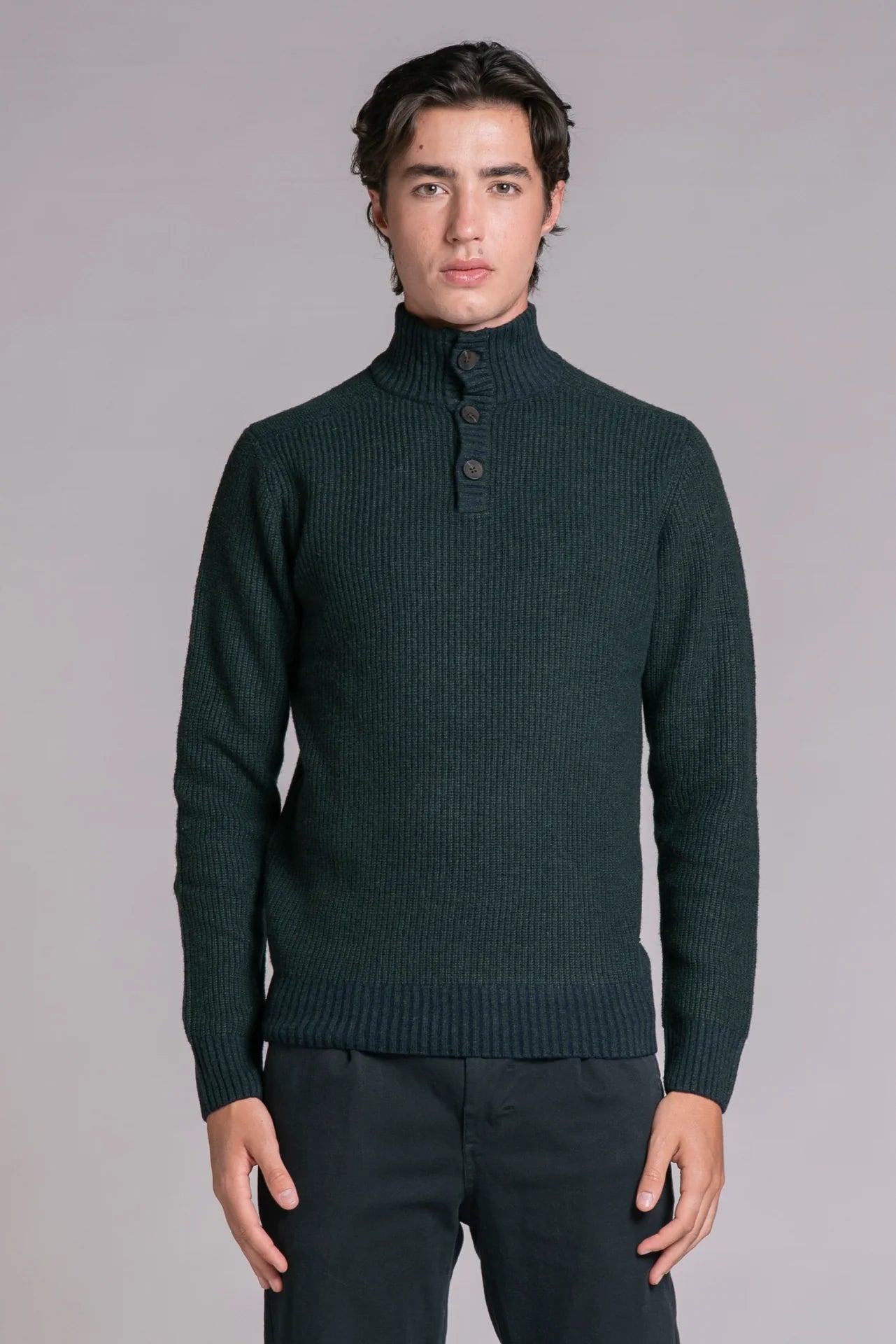 JOSEPH SERAFINO IN LAMBSWOOL GREEN