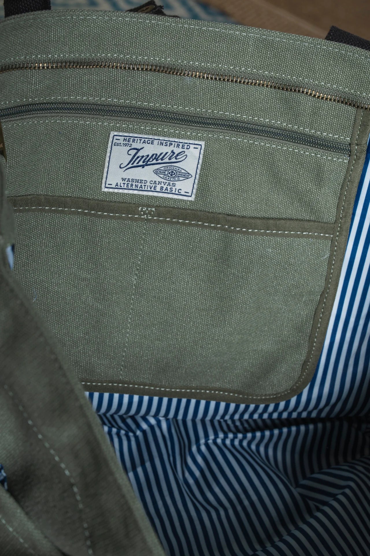 KYLE BAG IN CANVAS GREEN