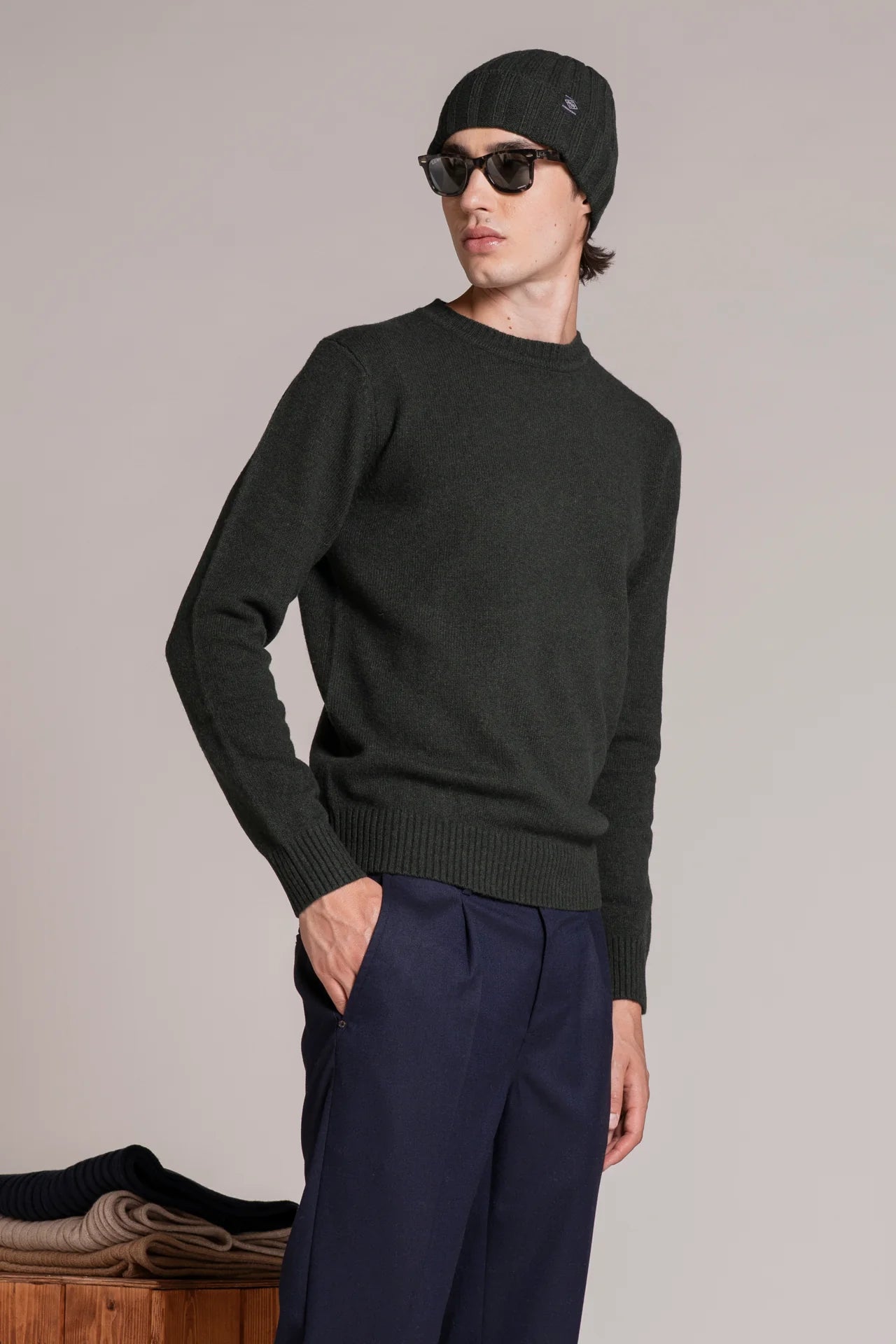 LAY ZUCCOTTO IN LAMBSWOOL GREEN