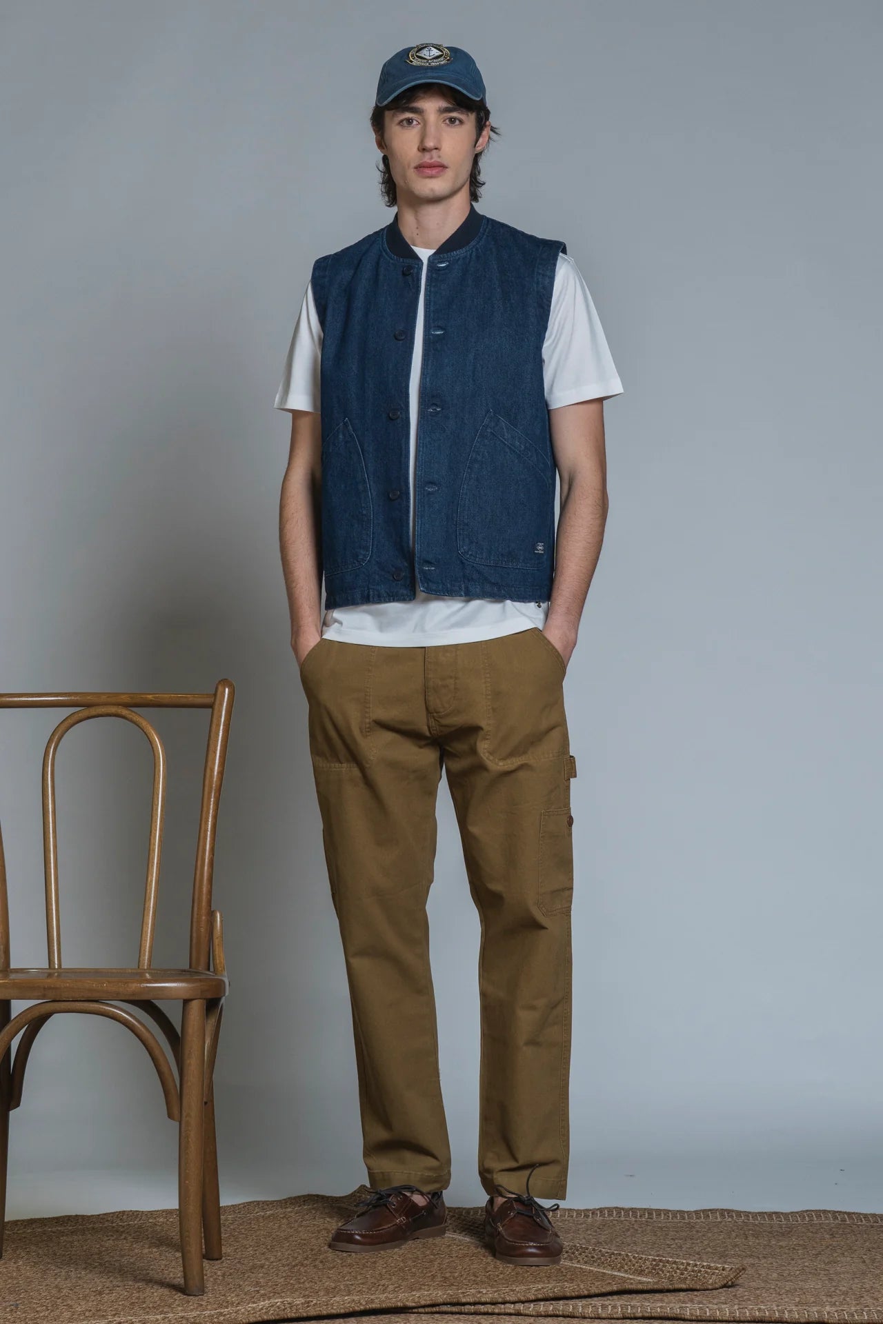 MARSH GILET DENIM
