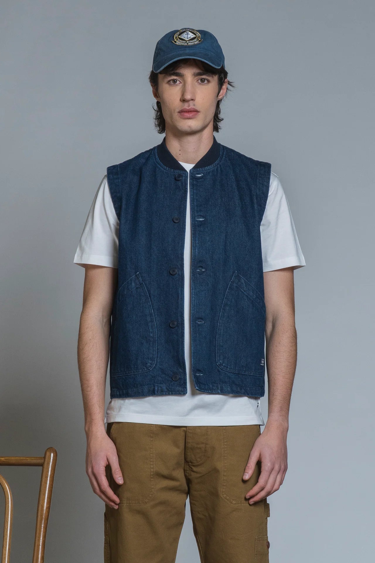 MARSH GILET DENIM