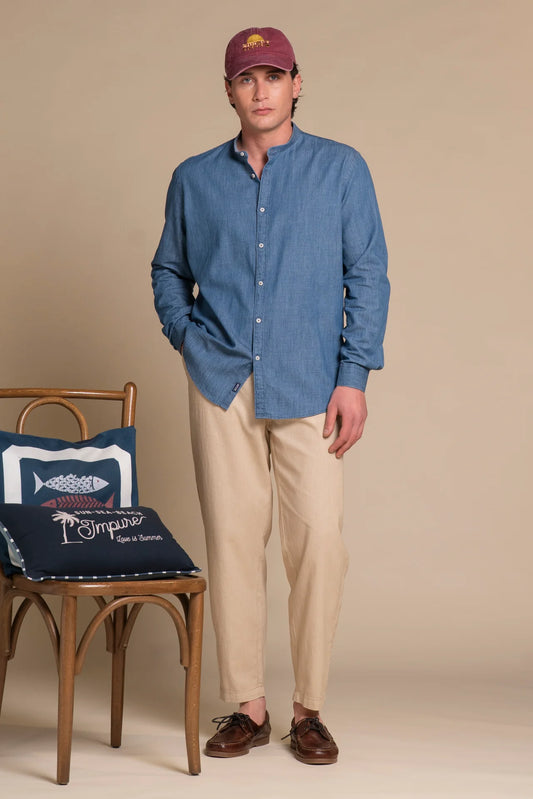 MILES CHINO LINO SABBIA COMFORT FIT