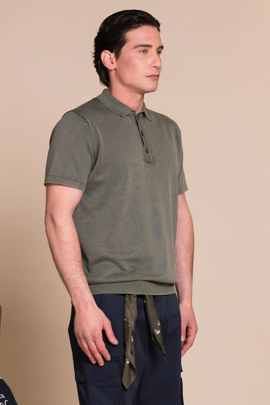 POLO OWEN ACID WASH SALVIA