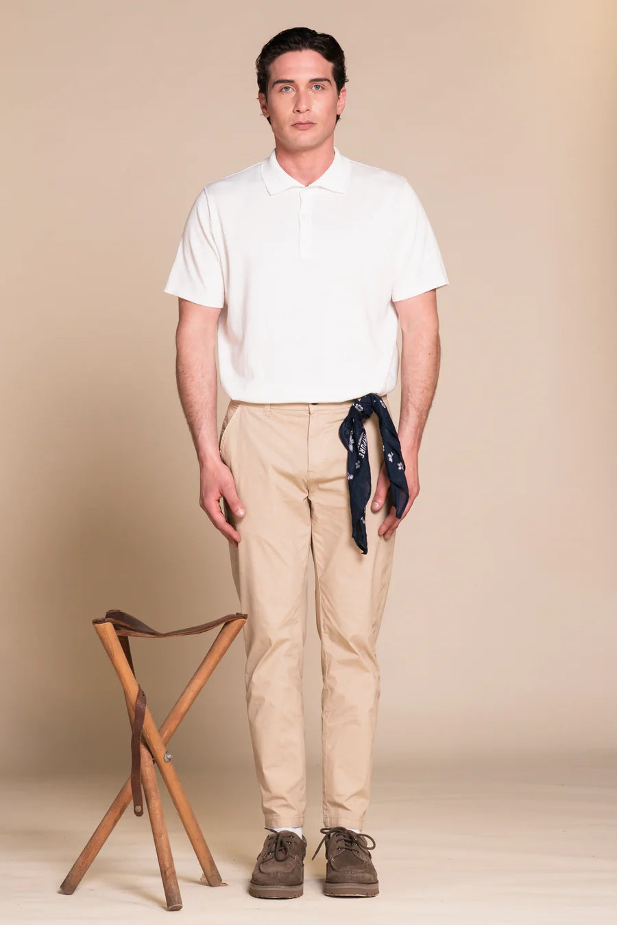 POLO OWEN ACID WASH BIANCO