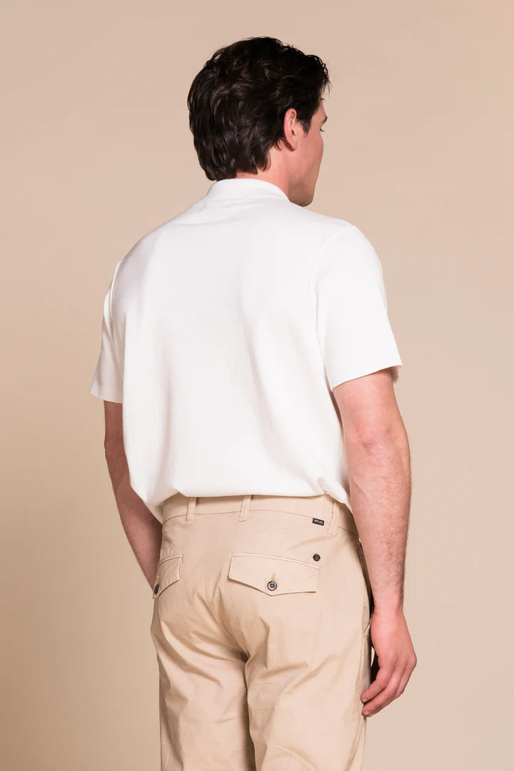 POLO OWEN ACID WASH BIANCO