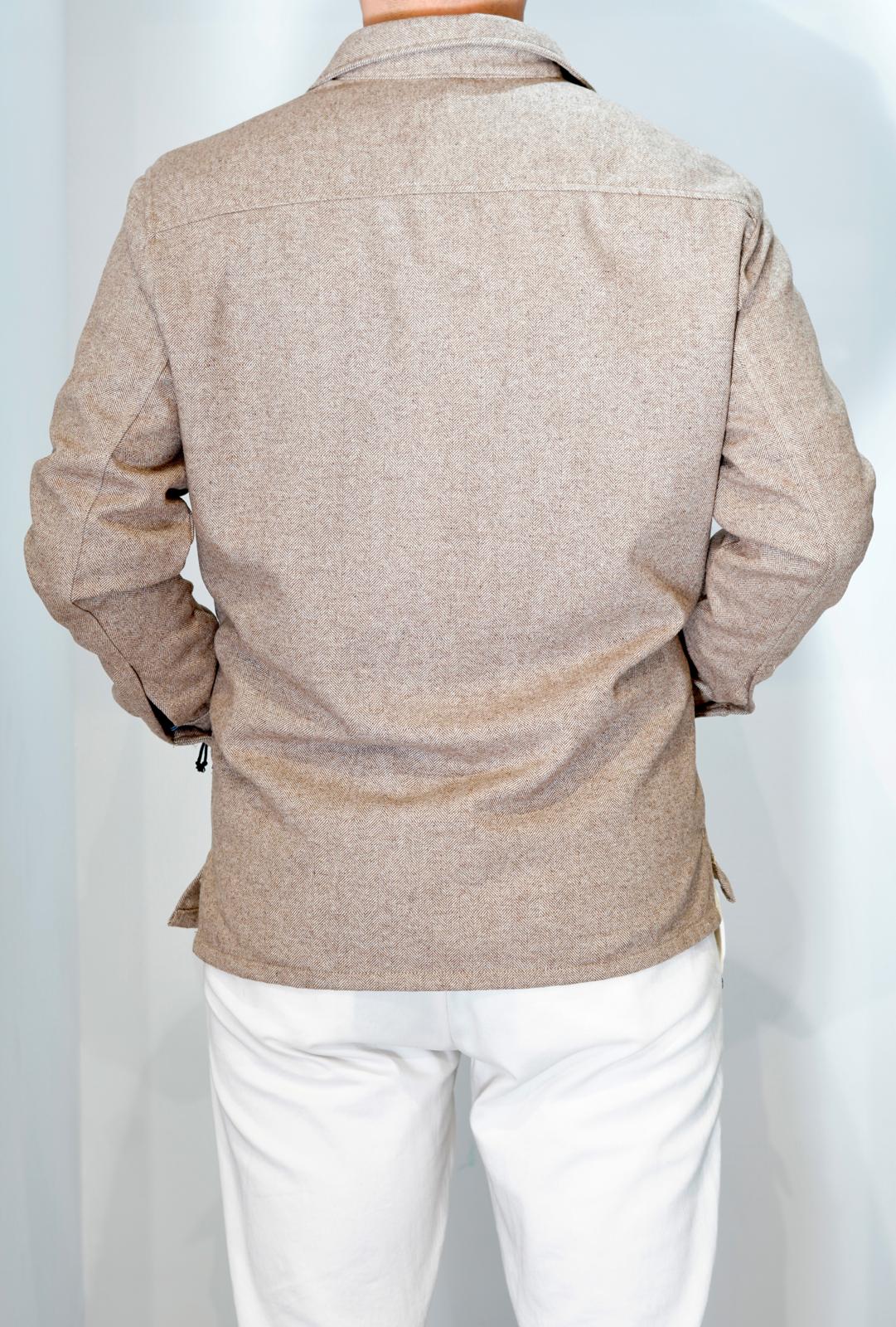 TELACRUDA OVERSHIRT SABBIA