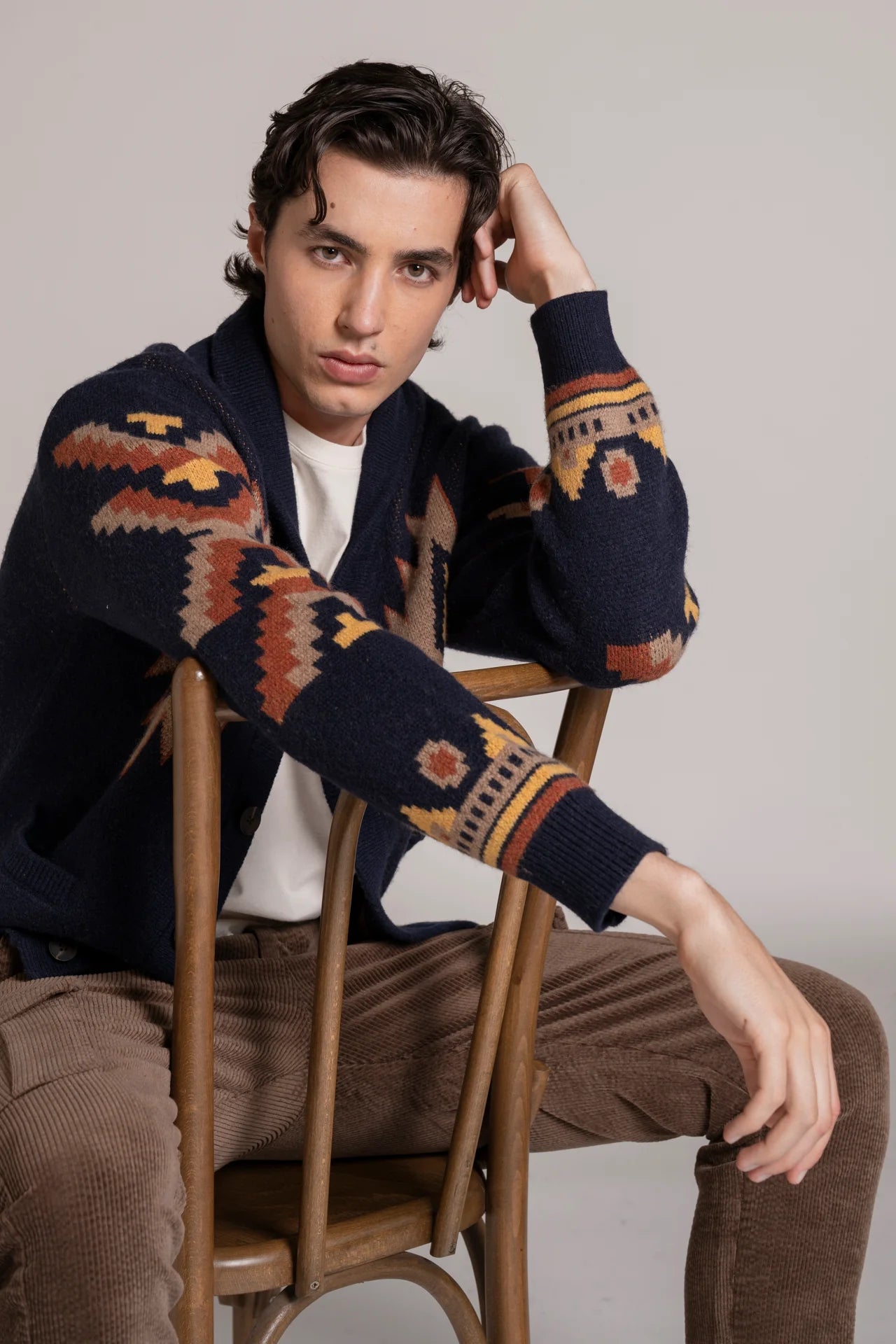 SAWYER CARDIGAN JACQUARD