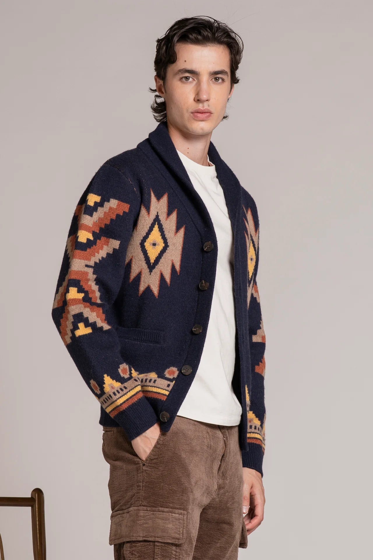 SAWYER CARDIGAN JACQUARD