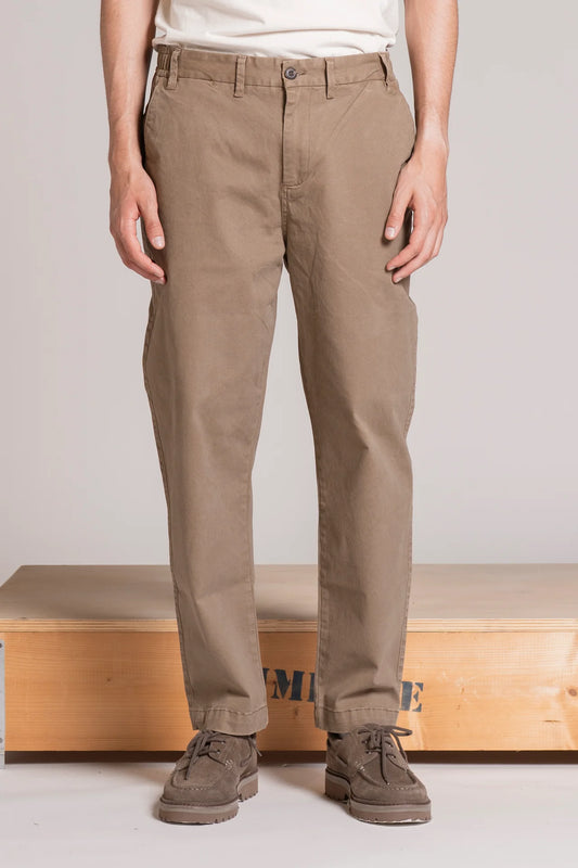 THEO CHINO LONG IN TWILL MUD