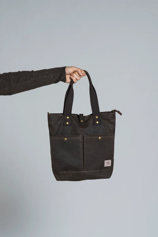 IMPURE TOM LAPTOPFACH IN WAXED BROWN