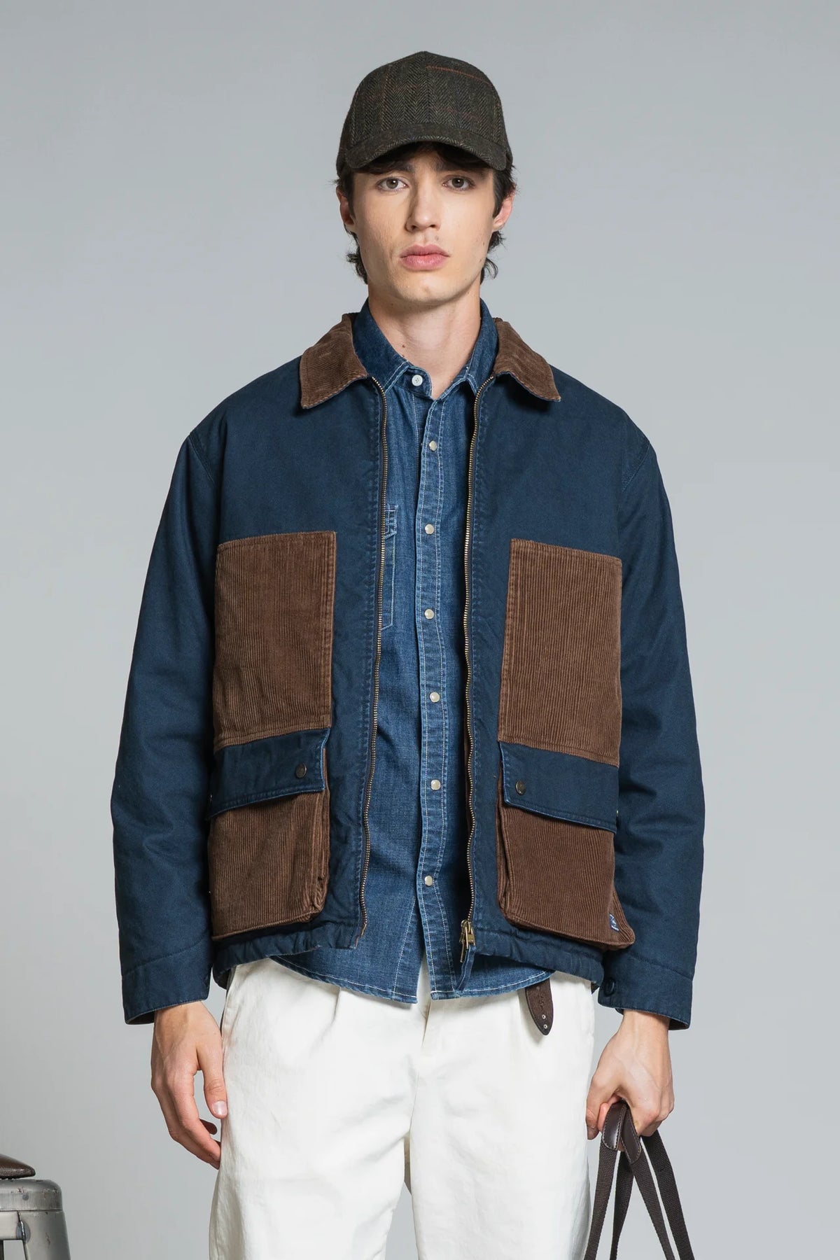 IMPURE WORK JACKET WOODS IN CANVAS NAVY