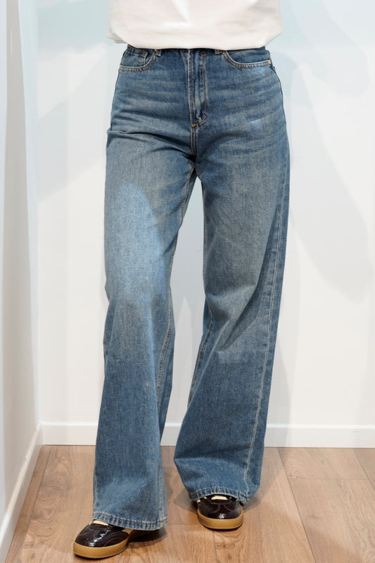 GL JEANS WIDE LEG CHIARO