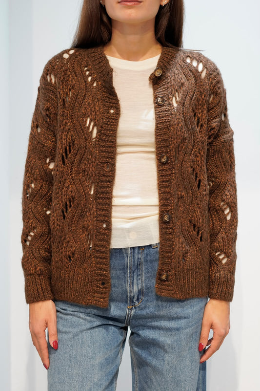 GL CARDIGAN CIOCCOLATO