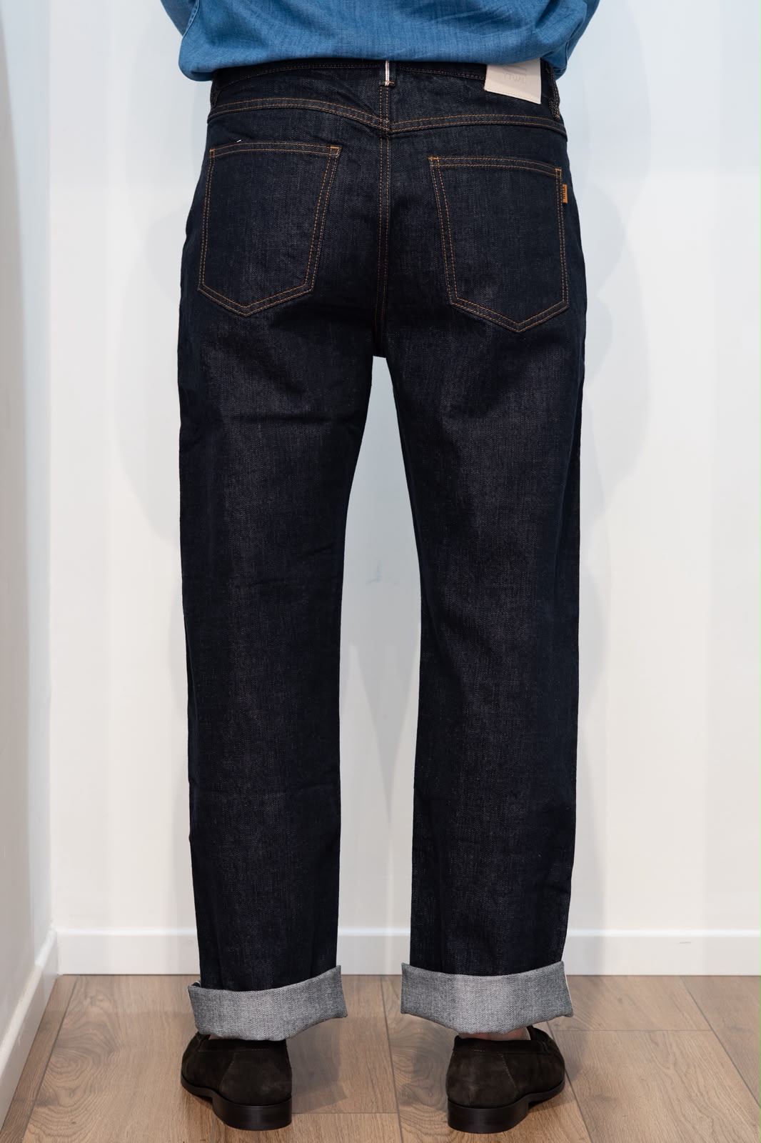 RYTUAL DENIM SELVEDGE "CIMOSATO" ZERO WASH BLUE INDACO - L33"