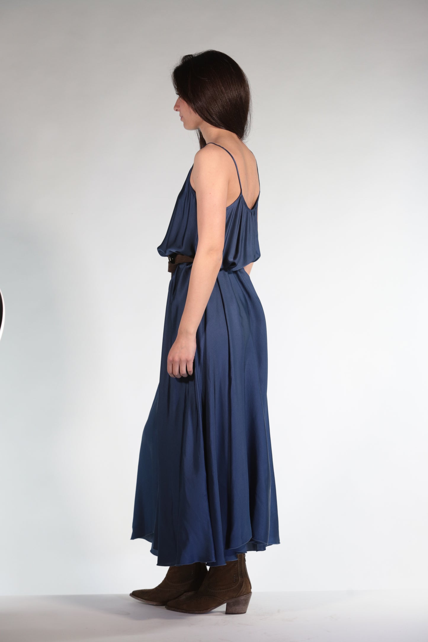ANITA ABITO SATIN NAVY