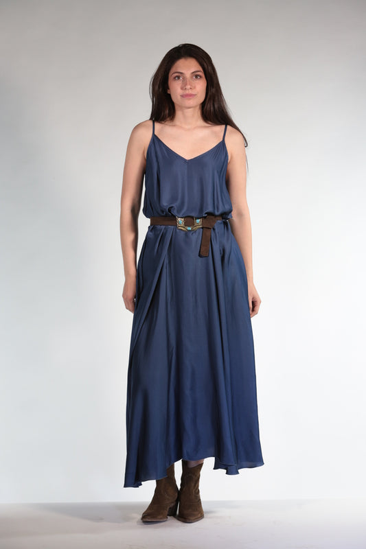 ANITA ABITO SATIN NAVY