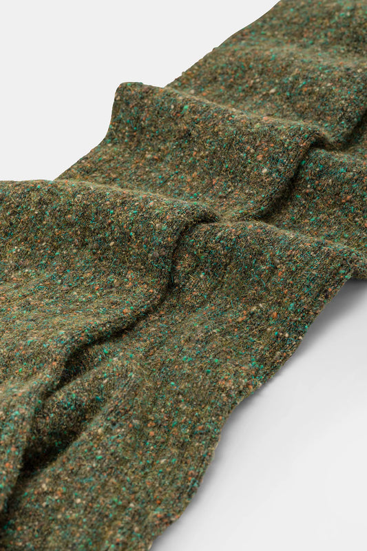 CALZA UOMO BOTTONATO VERDE MARE