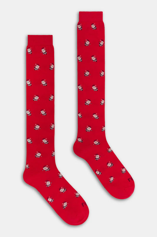 CALZA UOMO SANTA CLAUS ROSSO