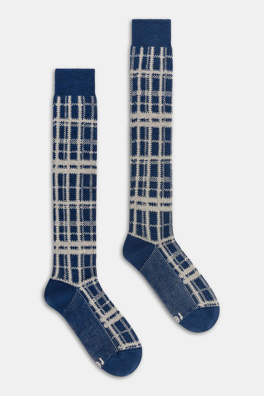 CALZA UOMO TARTAN IN JACQUARD