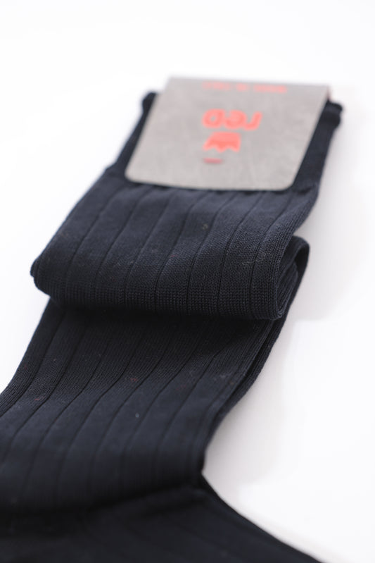 CALZA UOMO FILO DI SCOZIA A COSTE BLU