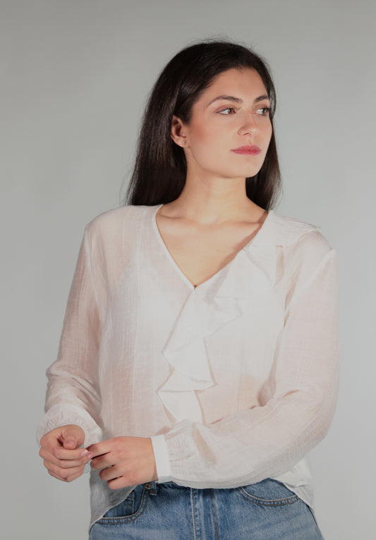 BLUSA SETA WHITE