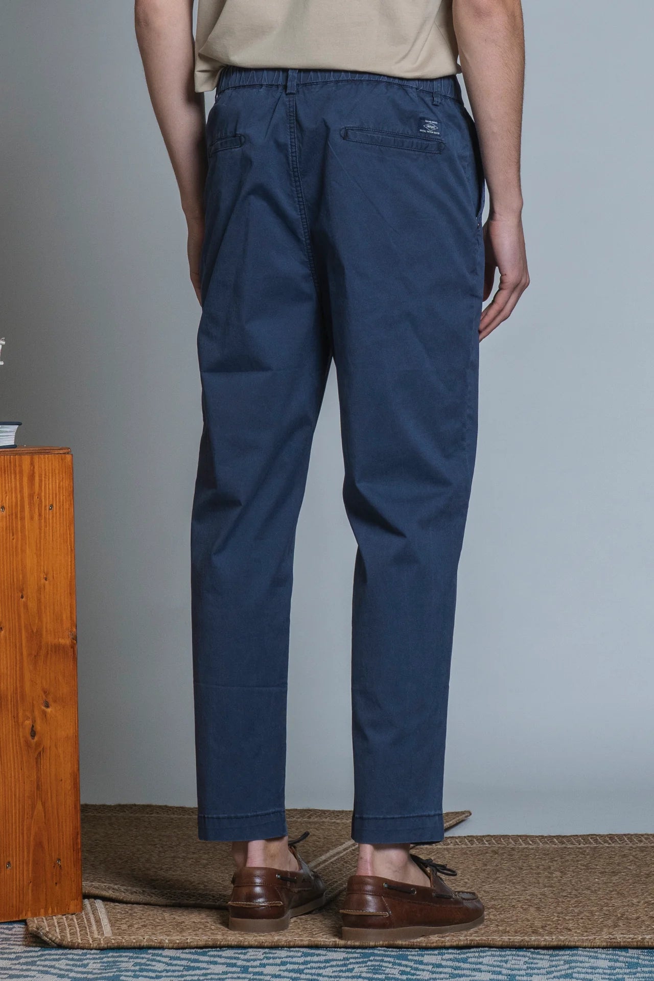 CARDIFF CHINO LONG COMFORT IN TWILL STRETCH NAVY
