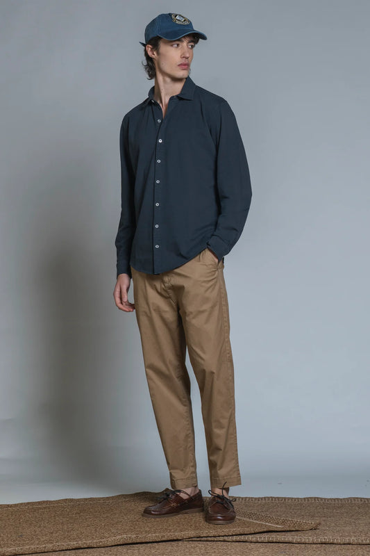 CARDIFF CHINO LONG COMFORT IN TWILL STRETCH COOKIE