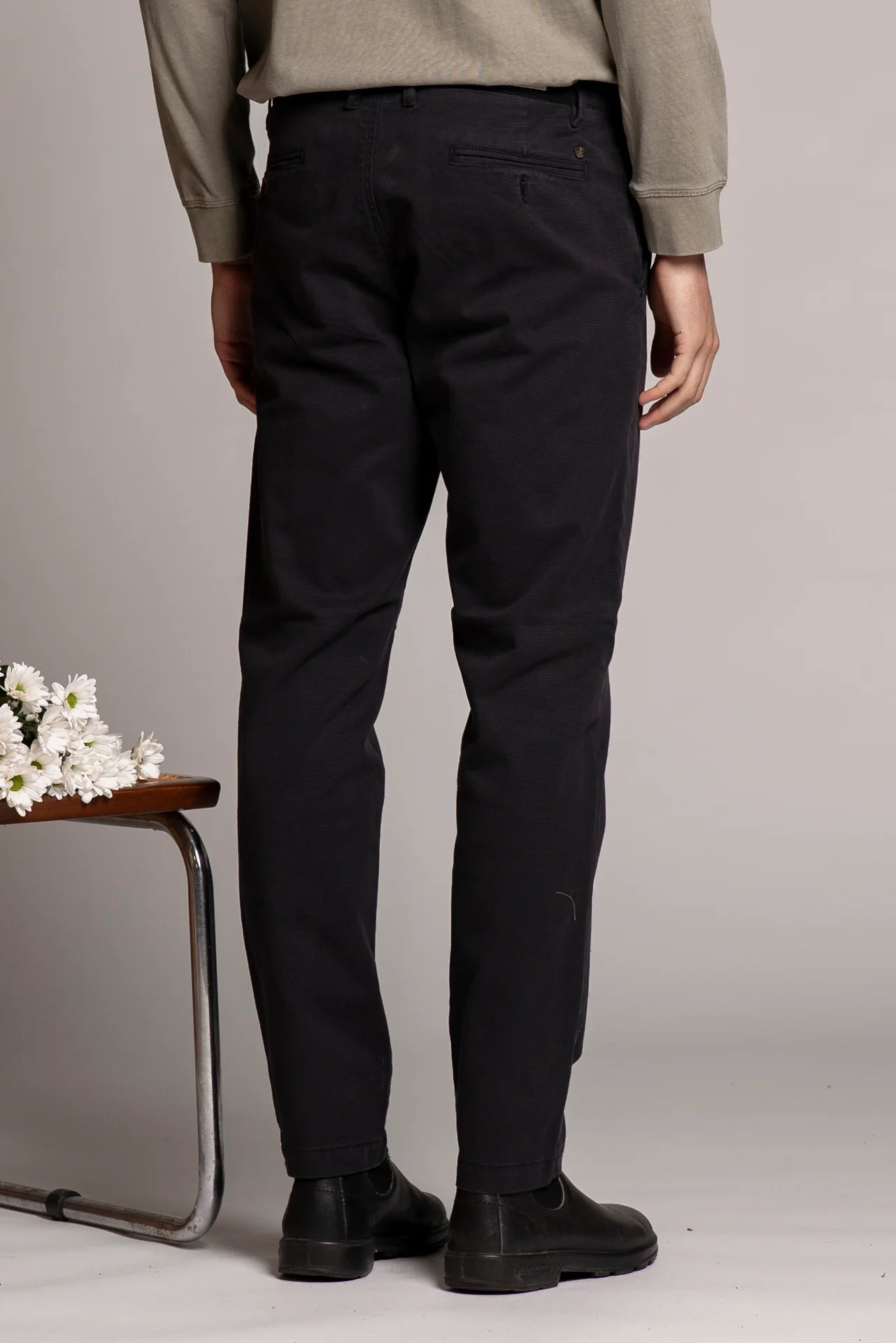 MIHARA CHINO LONG IN CAVALLERY NAVY