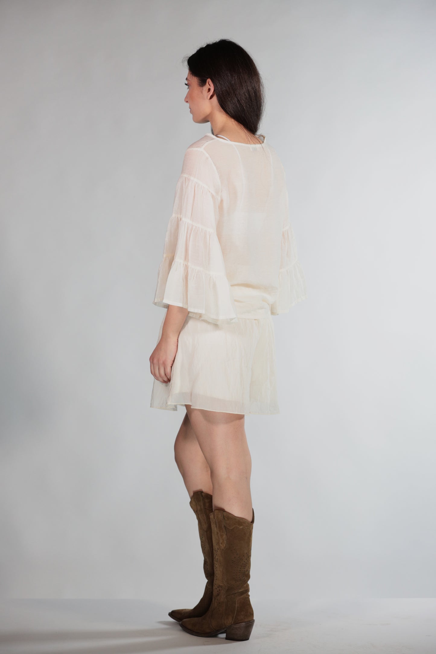 BALI SHORTS SATIN MILK