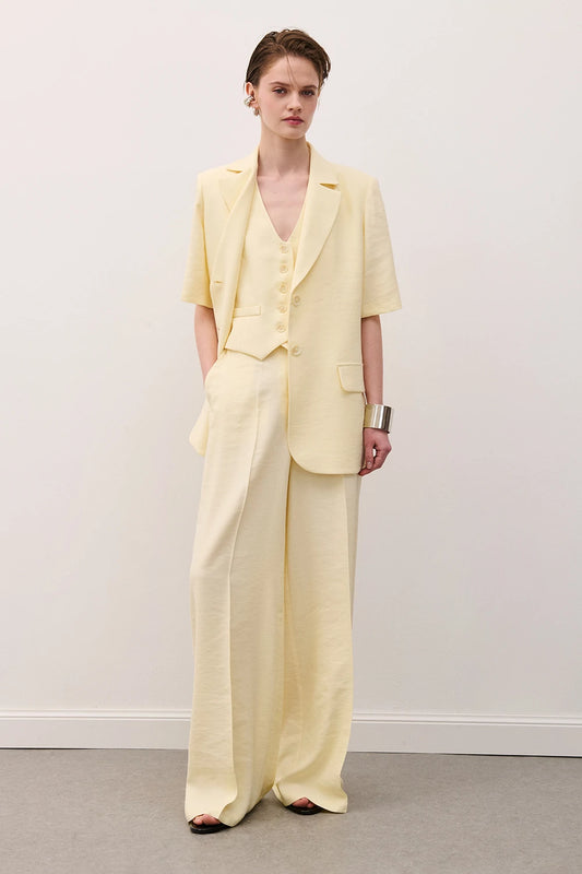 PANTALONE FULL LENGHT YELLOW