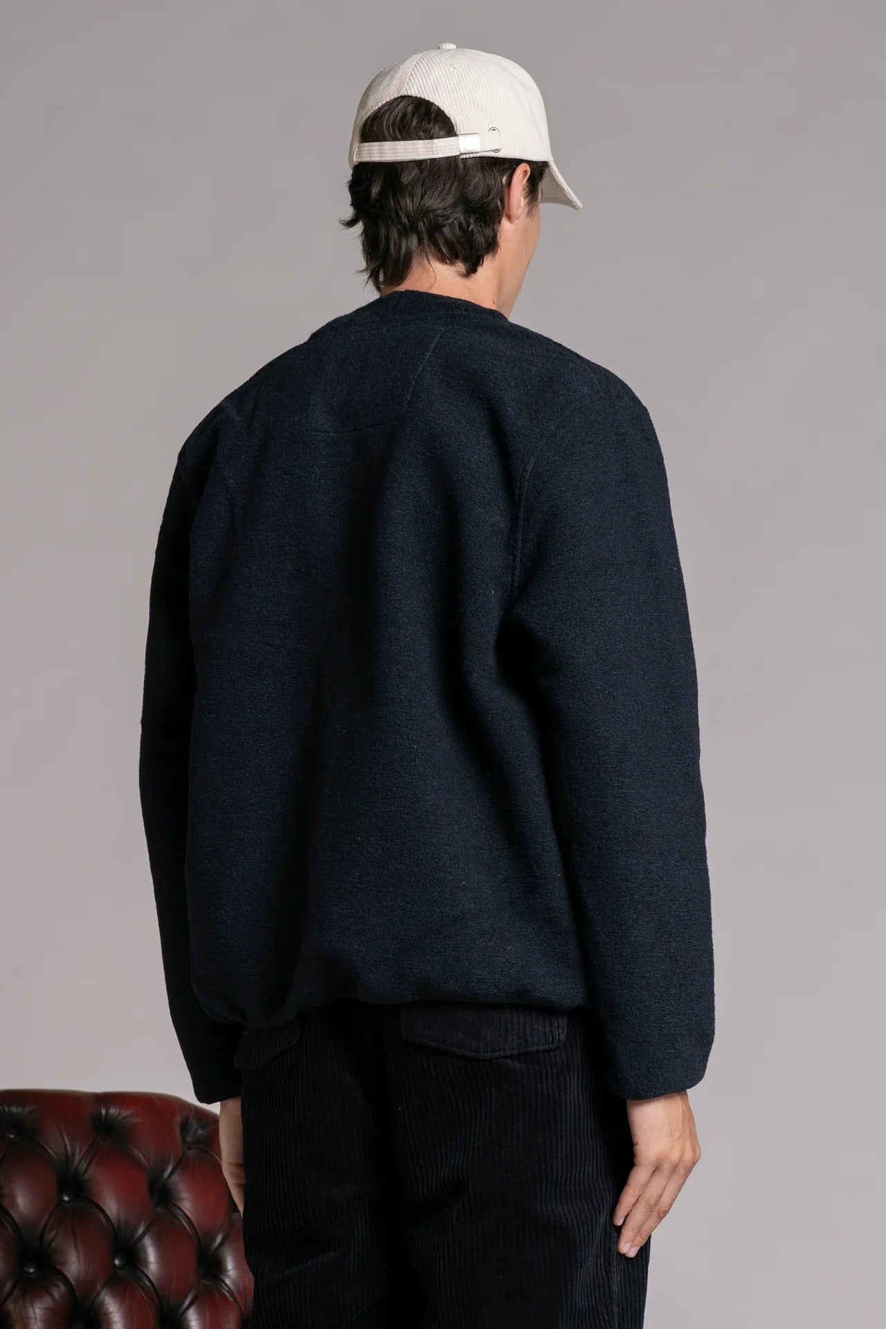 DOVER IN LANA COTTA NAVY