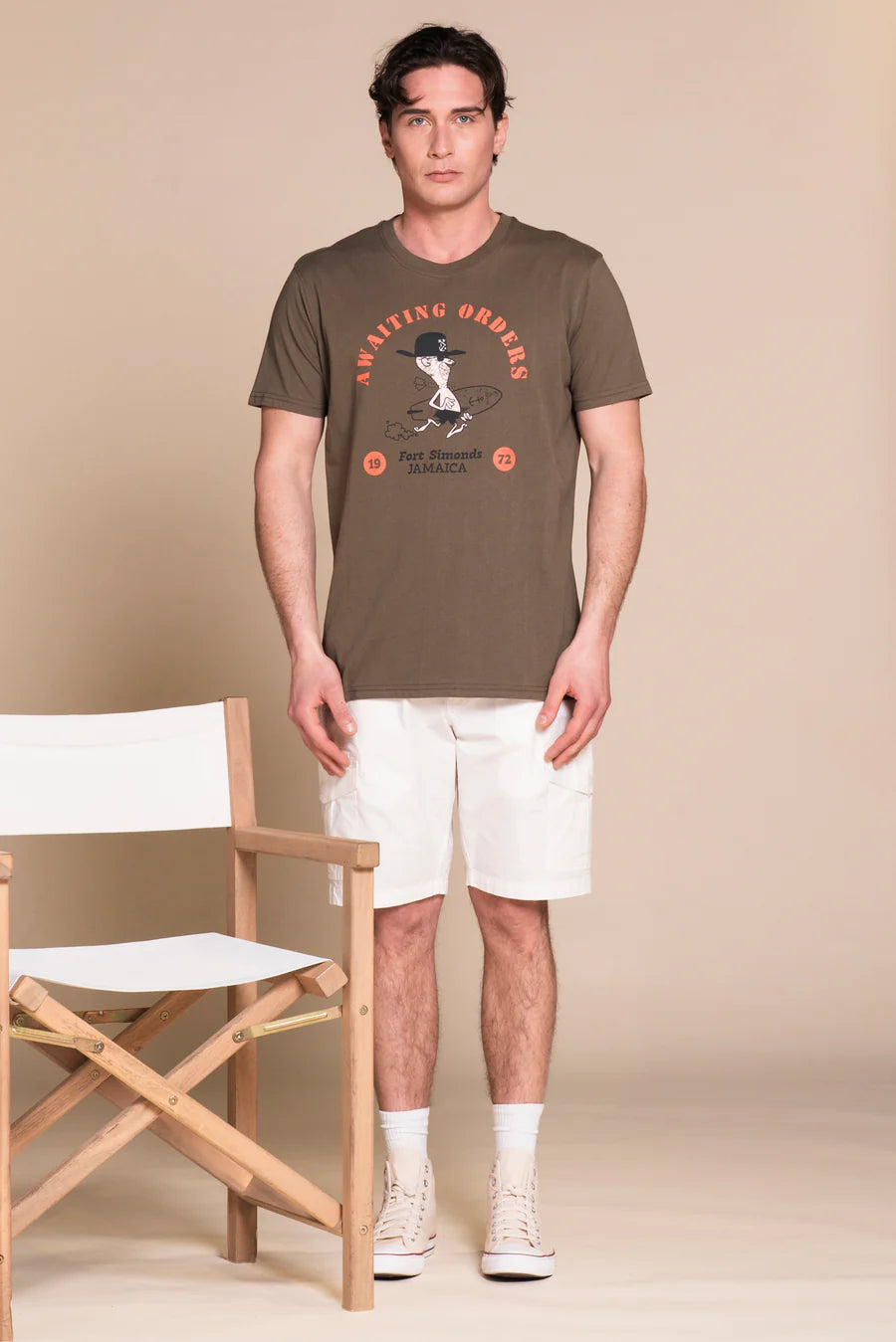 T-SHIRT JAMAICA VERDE ARMY