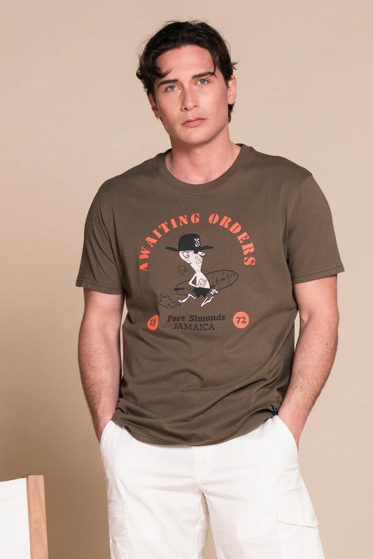 T-SHIRT JAMAICA VERDE ARMY