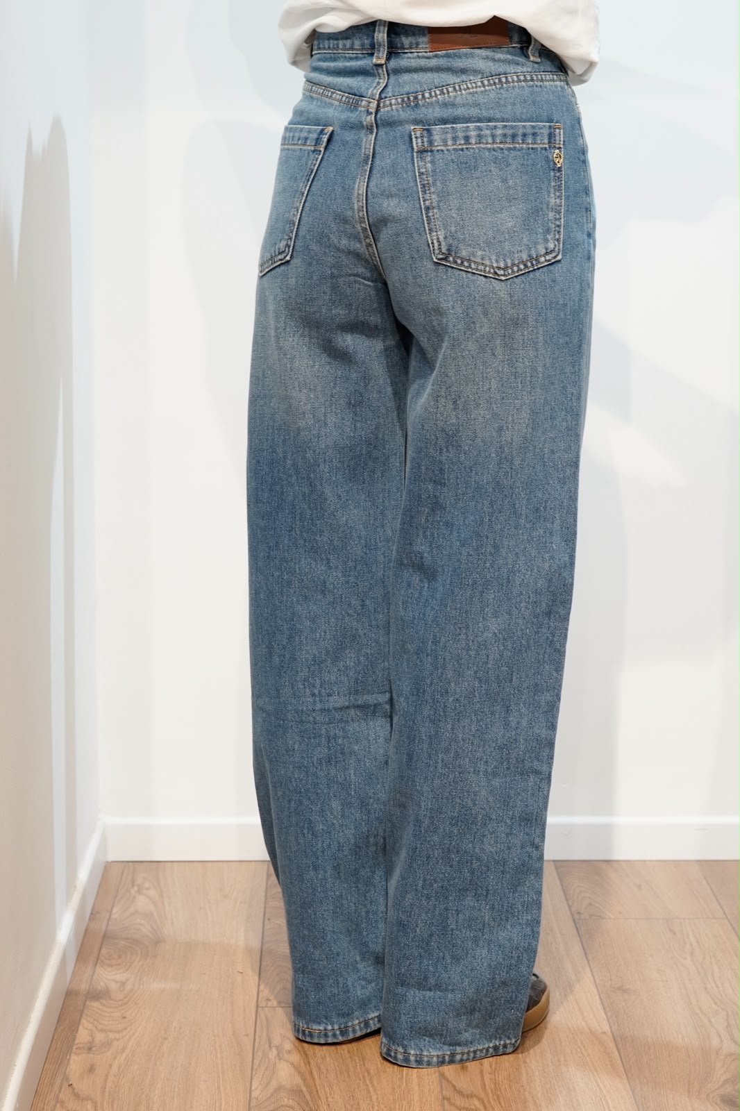 GL JEANS WIDE LEG CHIARO