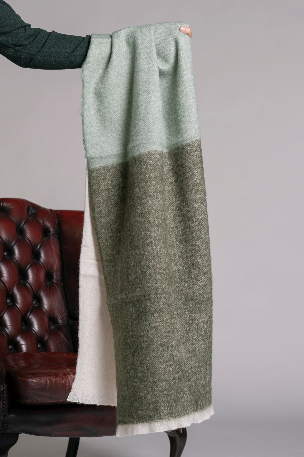 LENNY SCIARPA STRIPE GREEN